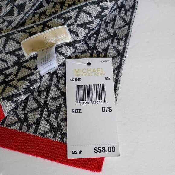 MK Michael Kors signature Scarf NWT - Picture 3 of 4